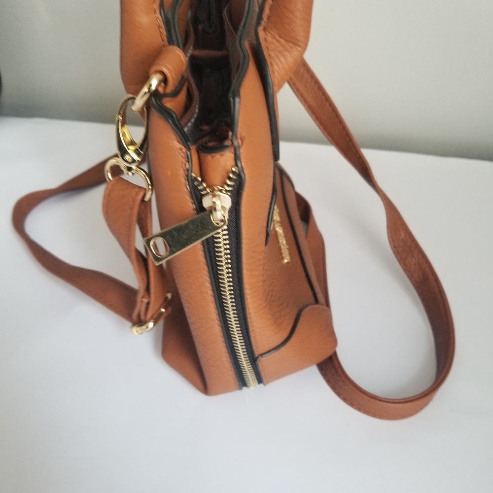 Christian Siriano For Payless Brown Hand/Shoulder Bag/Purse - Picture 9 of 14
